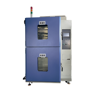 दो-बॉक्स टोकरी प्रकार थर्मल शॉक परीक्षण कक्ष ठंडे गर्म शॉक परीक्षण कक्ष के लिए सदमे के साथ गर्म ठंडा साइकलिंग परीक्षण कक्ष - Product Image 4