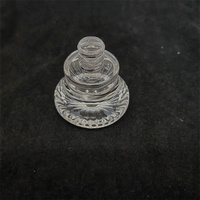 Bouchon de vin en cristal de haute qualité avec motif exquis Bouteille en verre directe personnalisée avec joint de tête élégant Fabricants directs