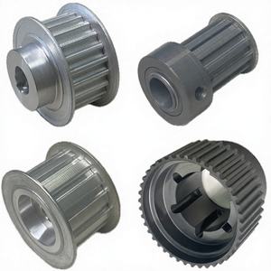 Poulie de distribution classique T2.5/T5/T10 en alliage d'aluminium et acier inoxydable à couple élevé, avec anodisation dure - Product Image 1