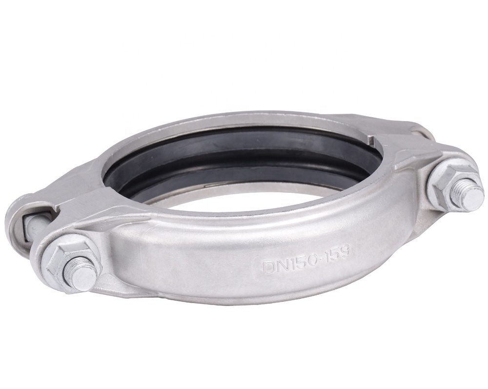 สแตนเลสสตีล Grooved Coupling Pipe Clamp