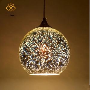 Lámpara LED de Techo Moderna para Bar, Diseño 3D en Vidrio, Creativa y Personalizada, para Tienda de Ropa, Cafetería, Loft, Restaurante - Product Image 1