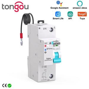 TO-QCB2 API TUYA 1P MCB Zigbee, измеритель мощности, смарт-продукты, таймер, автоматический беспроводной прерыватель, переключатель повторного закрытия - Product Image 1