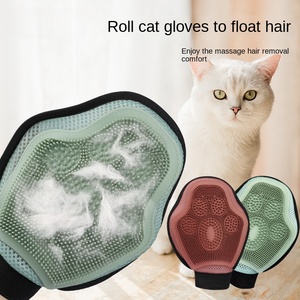 <b>Cat</b> Pet Cleaning Roller Gloves Beauty <b>Massage</b> Bath <b>Massage</b> Brush - Product Image 2