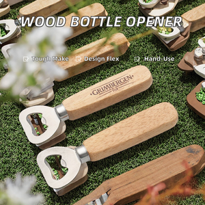 Abrebotellas de Madera Personalizado al por Mayor con Mango de Madera, Abrebotellas en Blanco Personalizables - Product Image 3