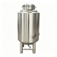 Cuve à bière brillante de 300 L en acier inoxydable 304 avec système de carbonatation et de conditionnement pour brasserie artisanale
