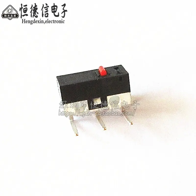 Small Micro Switch without Handle Right Curved Foot 1a125v Curved Foot Micro Switch Button Mouse Micro