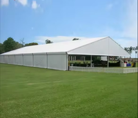 Carpa de Invierno de Gran Tamaño (35m x 60m) con Estructura de Aluminio en Forma de A, Resistente a la Nieve, para Campamento de Montaña al Aire Libre