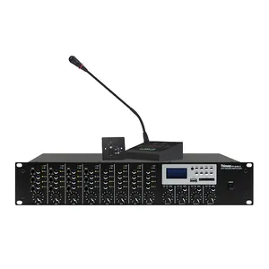 Thinuna PP-6284 II Public Address System Multifunctional Eight Input And Four Output Mixing Audio Matrix Host Power Amplifier