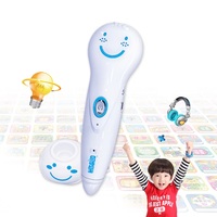 Stylo de lecture numérique pour enfants d'apprentissage multilingue OEM apprenant en jouant à des jeux écouter et suivre la lecture