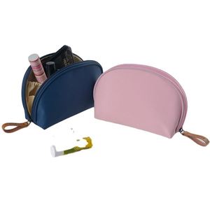 Sac de voyage cosmétique pour femmes à la mode, en forme de coquille, avec fermeture à glissière, pour filles - Product Image 1