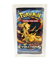 Boîte en acrylique transparente pour cartes Pokémon Booster Pack ETB Collection Box Acrylic