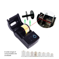 Mesin Printer Label Mini Kustom 58 mm untuk Perhiasan, Printer Tag Harga Portabel, Printer Thermal Ponsel
