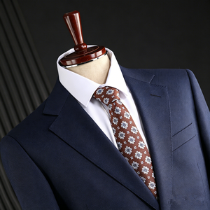 Completo da <span class=keywords><strong>Uomo</strong></span> di Lusso in Lana, <span class=keywords><strong>Taglie</strong></span> <span class=keywords><strong>Forti</strong></span>, Monopetto, Slim Fit, con Pantaloni, per Cerimonie, Ufficio e Occasioni Formali - Product Image 2