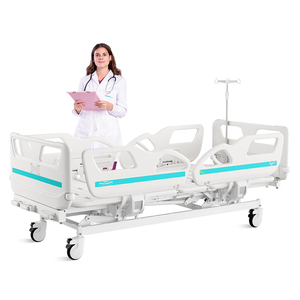 Завод SAIKANG V3v5c, 3 кривошипа, 3-функциональная Складная ручная медицинская Больничная кровать для пациентов, производители - Product Image 2