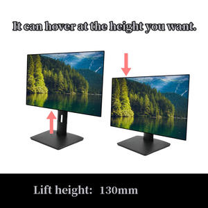 ที่ใส่จอภาพสีดำแบบพรีเมี่ยมใหม่ที่ยึดหน้าจออะลูมิเนียมอัลลอยปรับความสูงได้ปรับความเอียงได้ฟังก์ชันหมุน <span class=keywords><strong>VESA</strong></span> - Product Image 2
