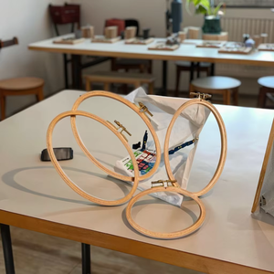 Telaio Circolare Regolabile per Ricamo a Punto Croce Juncai, 8 Pollici, Ecologico, per Arte Popolare e Fai-da-Te - Product Image 4