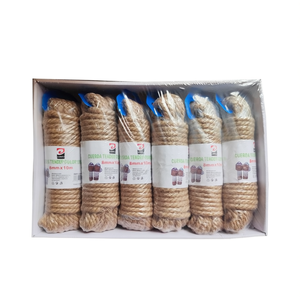 MADEJA POLI Cuerda de Yute Hecha a Mano de 8MM*10M para Manualidades y Proyectos de Bricolaje, Suministros de Artesanía Premium - Product Image 2