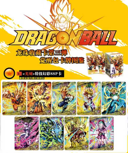 Nouvelles cartes de <span class=keywords><strong>collection</strong></span> <span class=keywords><strong>Dragon</strong></span> <span class=keywords><strong>Ball</strong></span> <span class=keywords><strong>Z</strong></span> avec image d'étoile, anime Goku DBZ, cartes de jeu, passe-temps pour enfants, cadeaux d'anniversaire - Product Image 5