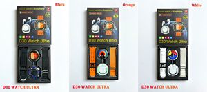 Jam tangan cerdas D30 terbaru, jam tangan cerdas, Ultra cerdas, dengan earbud transparan, set kompas kesehatan Amoled, modis, Relojes, Unisex - Product Image 6