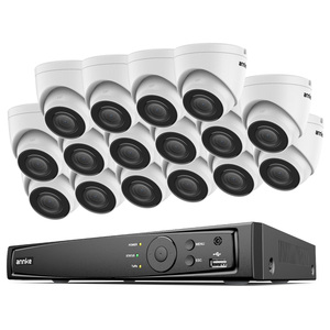 Système de caméra de sécurité CCTV ANNKE 16 canaux 12 caméras 3K 5MP AI avec microphone EXIR 30m IR IP67 - Product Image 1