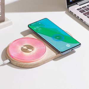 Cargador inalámbrico de escritorio multifuncional sencillo, auriculares para teléfono móvil, luz nocturna pequeña, inalámbrico, carga rápida de 15W para iPhone - Product Image 6