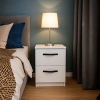 Table de chevet moderne en bois avec compartiment de rangement dissimulé et design multifonctionnel pour meubles de chambre et rangement au chevet