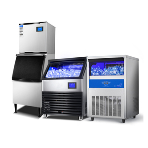 Ahorro de energía 530W Máquina de hielo Cubo comercial Máquina de hielo de acero inoxidable Máquina de hielo comercial Precio - Product Image 1