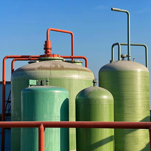 Tanque de almacenamiento de fibra de vidrio resistente a la corrosión duradero para función moldeada por agua para uso a largo plazo - Product Image 5