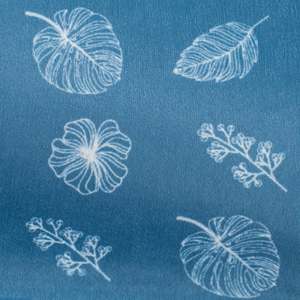 シンプルな葉柄スパンレース不織布軽量ブルー使い捨てタオル素材 - Product Image 6