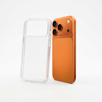 Coque transparente pour smartphone en PC de qualité supérieure, antichoc, transparente, pour iPhone 12 13 14 15 16 17 Pro Max