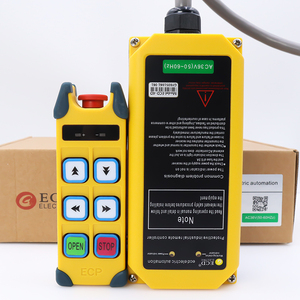 Proveedor oficial Control remoto industrial a prueba de agua Receptor Telecrane de 6 botones para control remoto de grúa - Product Image 1