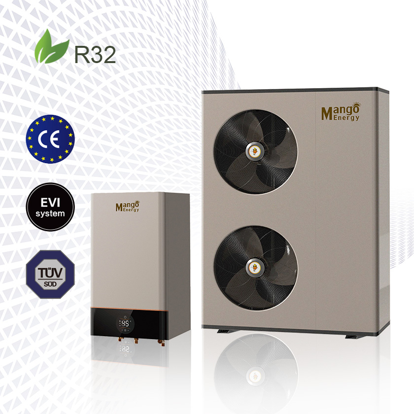 Новый продукт низкий уровень шума A +++ Сплит Инвертор постоянного тока водяной тепловой насос горячая вода для дома