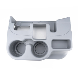 Dodge Ram Center Console Cup Holder Gray ABS Multifunctional <b>Accessory</b> For Car <b>Interior</b> Storage - Product Image 1