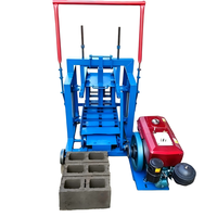 Máquina RongDing para Fabricar Bloques de Hormigón y Ladrillos de Cemento con Motor de Caja de Cambios, Moldeo por Vibración Mecánica y Larga Vida Útil