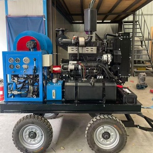 เครื่องฉีดน้ำแรงดันสูงรุ่นใหม่ UHP 300 บาร์/4350PSI สำหรับลอกสีและสนิม ใช้เครื่องยนต์ดีเซลสำหรับงานหนัก แรงดันสูงพิเศษ - Product Image 4