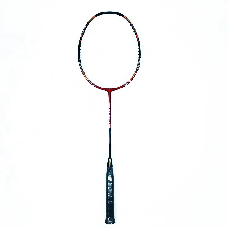 Leichter Carbon schläger Badminton schläger aus hochwertigem Voll carbon aus Graphit faser für Profis mit Spannung 22-26lbs Shuttle Bat