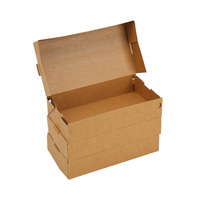 Boîte en papier kraft personnalisée pour la pâtisserie, les biscuits, les desserts, l'emballage alimentaire