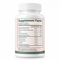 Capsules de complexe capillaire naturel Halal à base de feuilles de bambou avec formule d'extraits végétaux pour la supplémentation nutritionnelle quotidienne des adultes