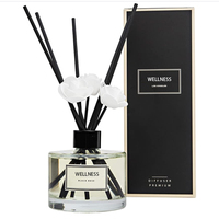 Ensemble d'huiles essentielles de luxe en flacon de verre, diffuseur à bâtonnets, emballage de luxe, boîte cadeau, diffuseur d'arômes pour la maison et la voiture, rafraîchisseur d'air