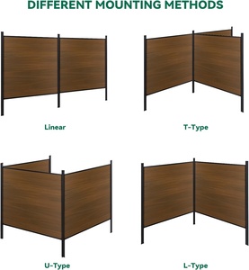 Recinzione <span class=keywords><strong>in</strong></span> <span class=keywords><strong>legno</strong></span> di plastica <span class=keywords><strong>in</strong></span> lega di alluminio per giardino esterno Villa terrazza <span class=keywords><strong>in</strong></span> <span class=keywords><strong>legno</strong></span> anticorrosivo recinzione <span class=keywords><strong>in</strong></span> plastica traliccio/cancello - Product Image 3