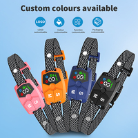TIZE Neuer schein ung Pet Products Pupy Dog Wiederauf ladbarer Farbbild schirm Dog Control Device Barking Collar