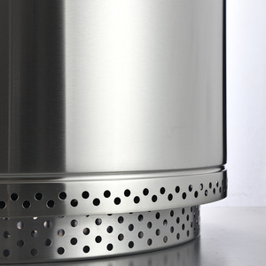 موقد خشب خارجي صديق للبيئة من الفولاذ المقاوم للصدأ بطول 27 بوصة مع سطح مطلي للتخييم والاستخدام الخارجي، متوفر بالجملة - Product Image 3