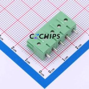 1935190 Screw Terminal Block Through hole Component (THT),P=5mm Connector 5mm Green Through Hole 5P - Product Image 2