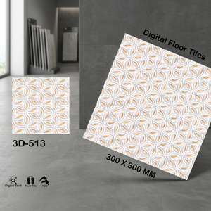 Carreaux de céramique numériques mats 12x12 au design asiatique, 5 mm, qualité supérieure, imperméables pour murs et sols de salle de bain, usage extérieur et centres commerciaux - Product Image 4