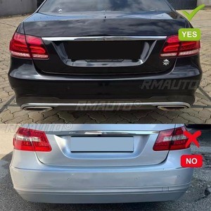 Difusor de Parachoques Trasero para Mercedes-Benz Clase E W212 E260 E300 2013-2016, Accesorios para Auto - Product Image 3