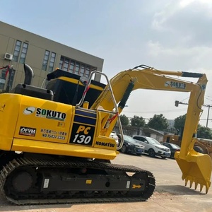 รถขุดไฮดรอลิกมือสอง Komatsu PC130 13 ตัน สภาพ 95% ราคาถูก นำเข้าจากญี่ปุ่น พร้อมใบรับรอง CE/EPA - Product Image 1