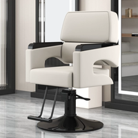 Chaise de coiffure en cuir synthétique réglable de haute qualité multifonctionnelle pour salon de coiffure salle de bain Salon de beauté
