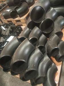 ข้อต่อท่อเชื่อมชน ASME B16.9 A234 SCH 40 STD ข้อต่อท่อเหล็กคาร์บอนไร้รอยต่อแบบเชื่อม 90 องศา ขนาด 6 นิ้ว - Product Image 6
