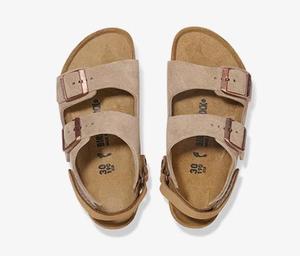 Chaussures Birkenstock en cuir véritable, pantoufles originales à semelle épaisse pour femmes, pour l'été et les activités de plein air, Birkenstock demi-sandales de pêche - Product Image 6