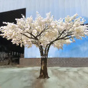 Usine Grossiste Guangdong Simulation Sakura Mur De Fleurs Intérieures Artificielles Pour La Décoration De Table De Salon De Mariage